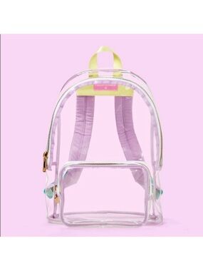 Stoney clover lane clear Pastel Trimming  backpack
